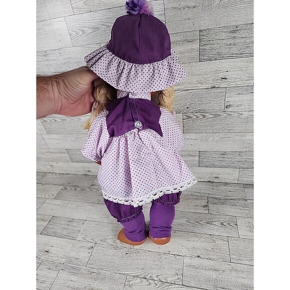 Vintage NABER KIDS Doll WOOD CHIPS & RESIN Sissi Rare COA ATTACHED Toddler 18" - Picture 9 of 11